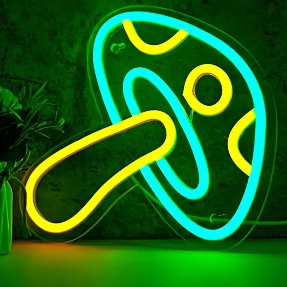 LED Neon Retro Mushroom Light - Picture 5 of 6